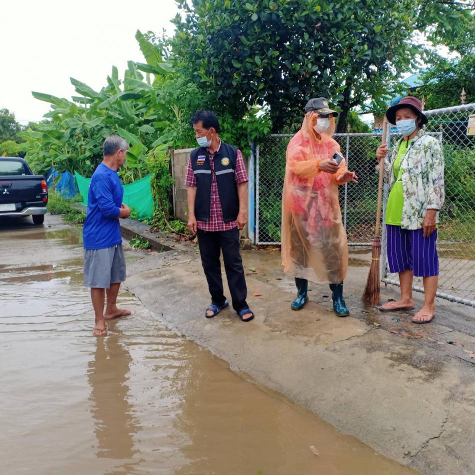 วันที่ ๒๑ สิงหาคม ๒๕๖๕ ตรวจติดตามสถานการณ์น้ำท่วมฯ 